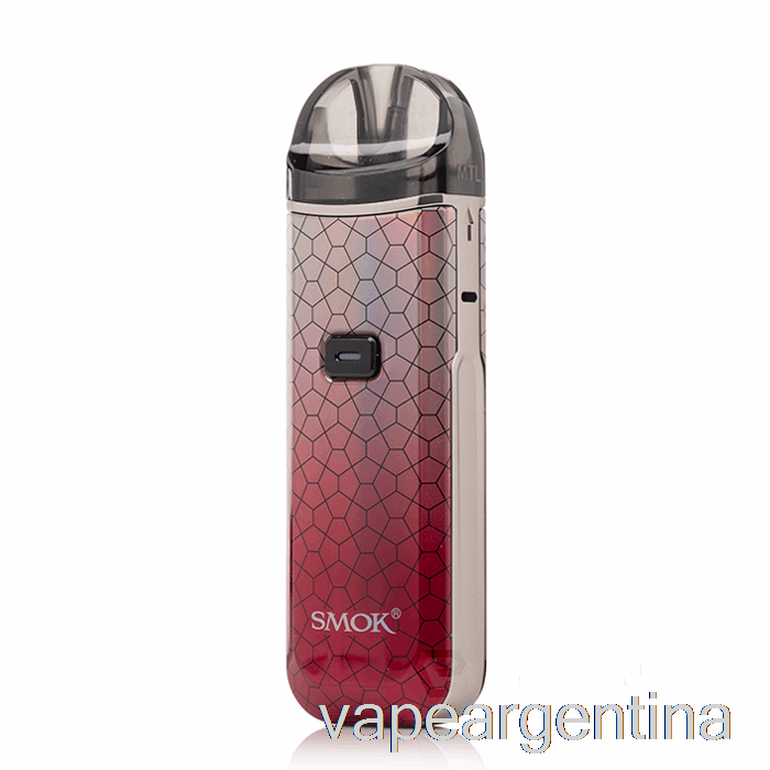 Smok Nord Pro 25w Pod Kit Plata Rojo Armadura Vape Argentina